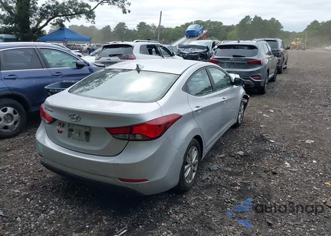 2014 Hyundai Elantra Se из США, поврежденный, VIN KMHDH4AE0EU075837